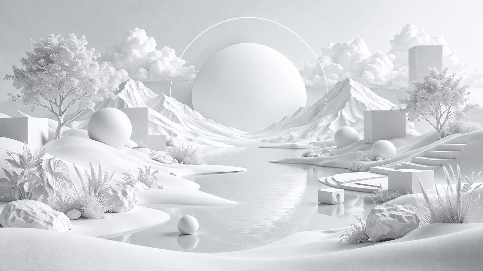 Golden waterfall in a black matte nature and stones