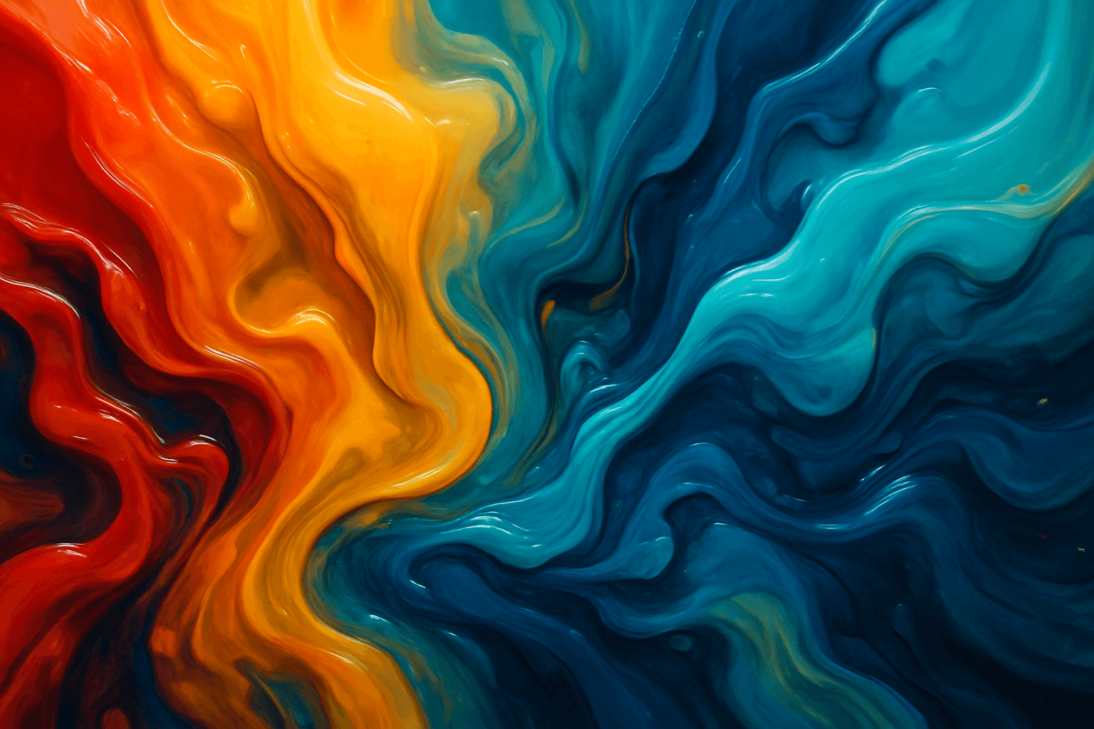 Liquid representation of colors