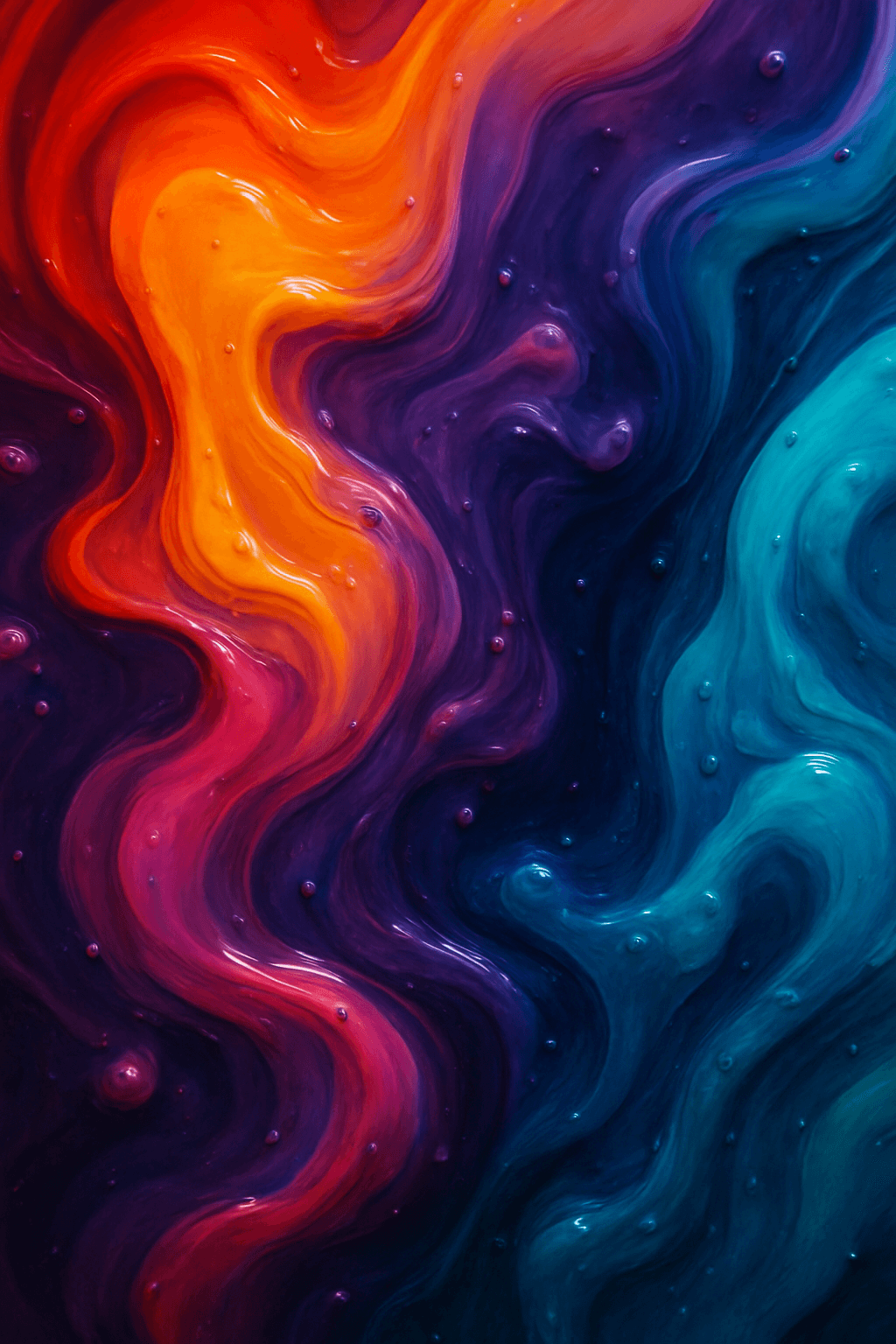 Liquid representation of colors