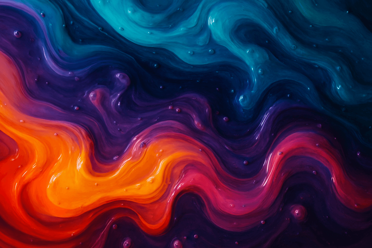 Liquid representation of colors
